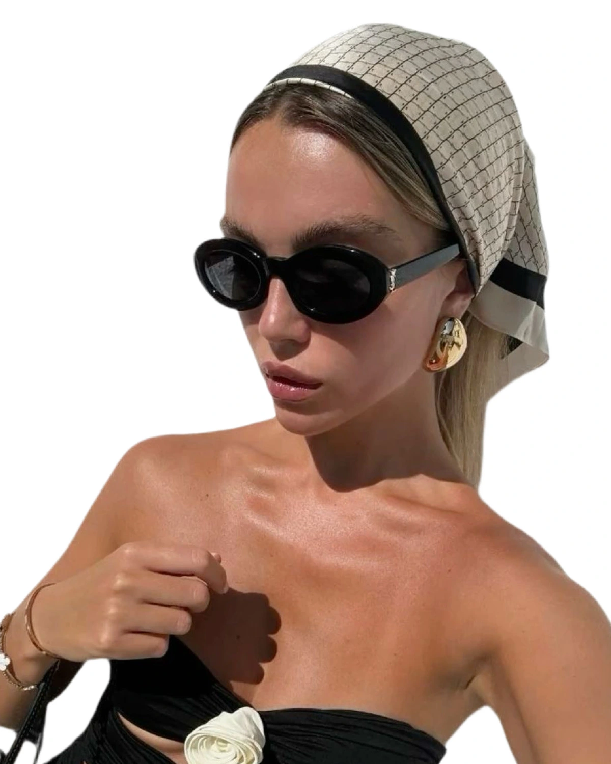 عینک Saint Laurent بیضی - Image 3